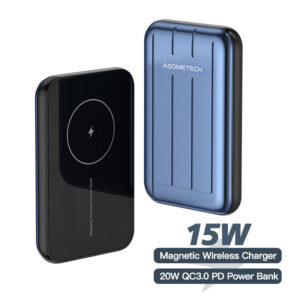Snap-On Magnetic Wireless Power Bank – 5000mAh